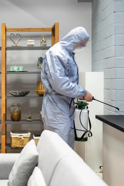 Technicien certifié SOS Expert Hygiène en intervention
